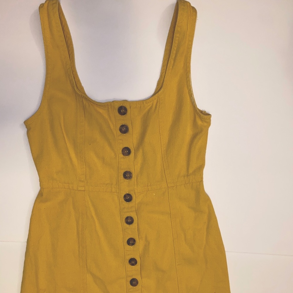 yellow summer dress mini